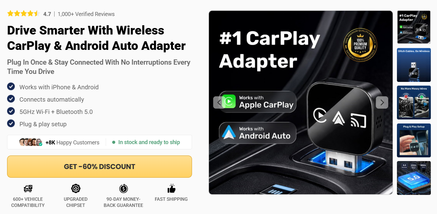 TopCarPlay Wireless CarPlay