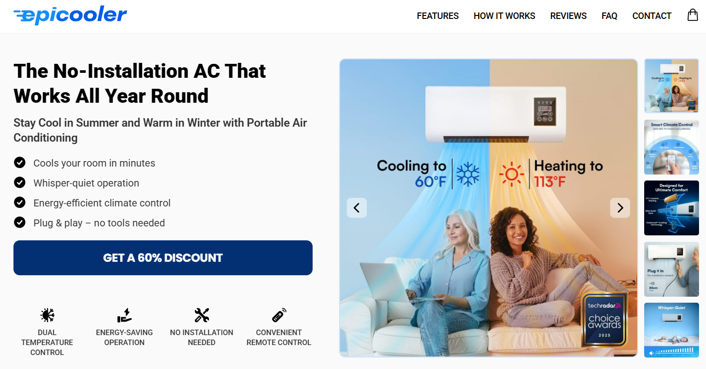 EpiCooler Portable AC United Kingdom