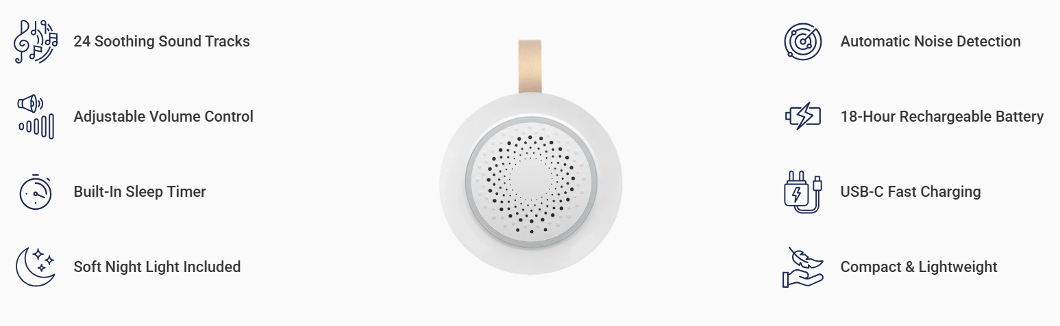 Snoozzie White Noise Machine1