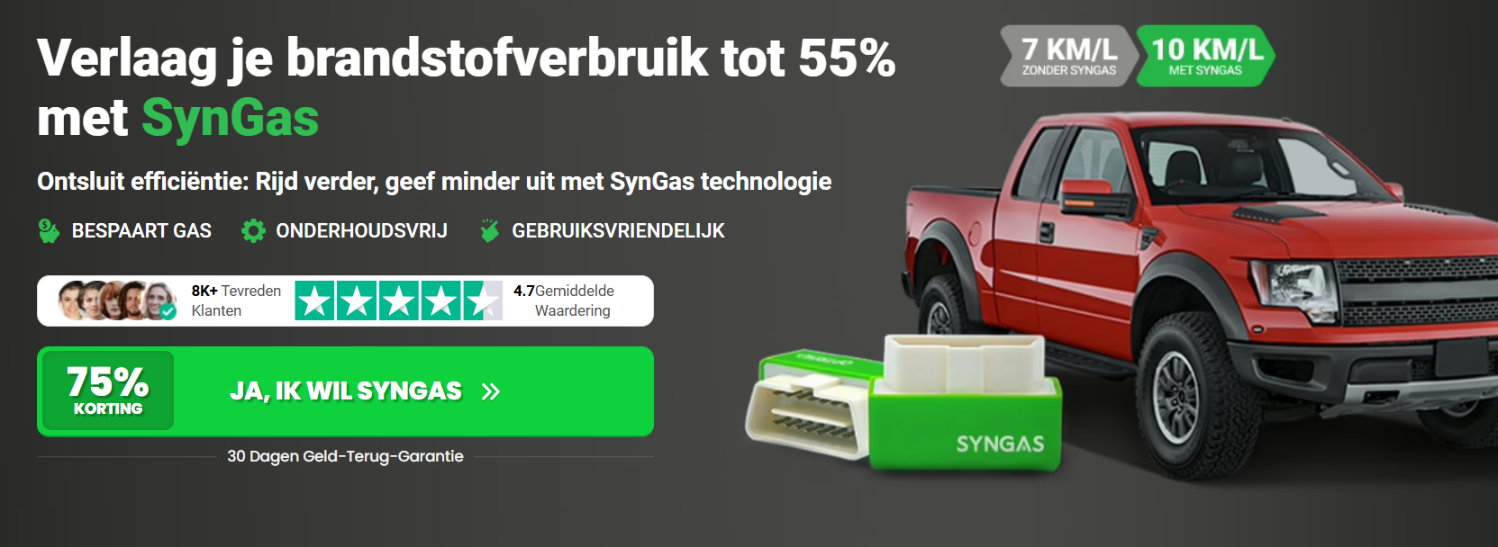 SynGas OBD Fuel Saver