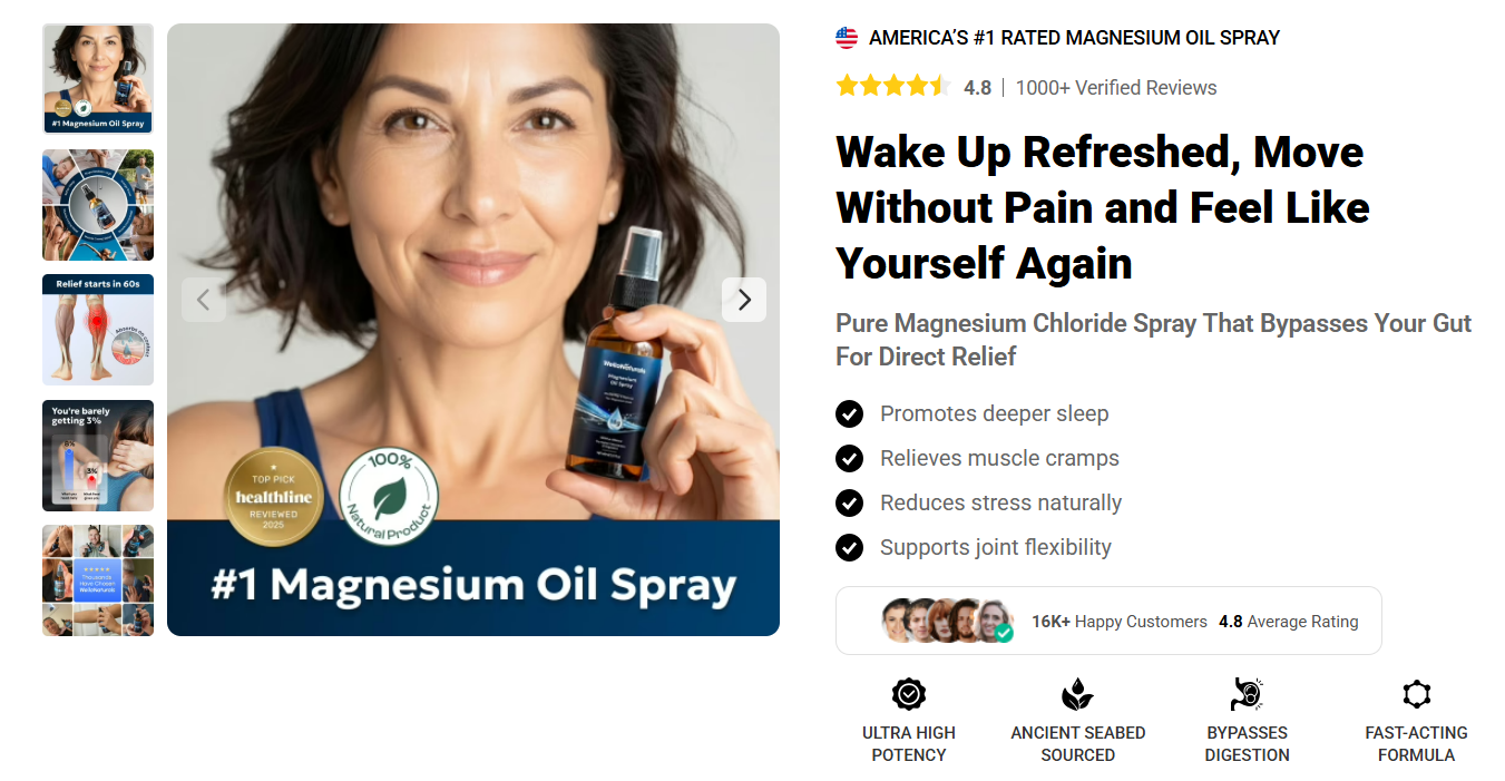 WellaNaturals Magnesium Oil